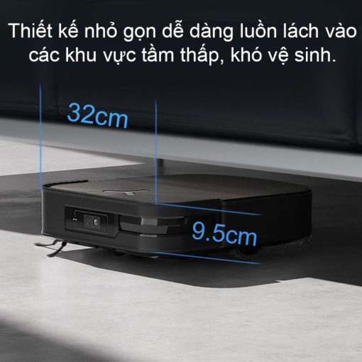 Robot hút bụi lau nhà Ecovacs X2 Omni – Màu trắng