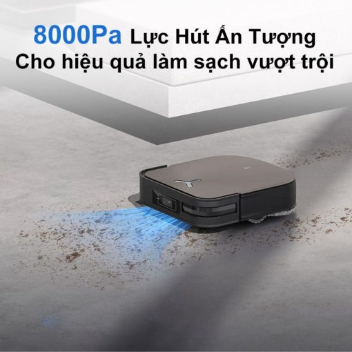 Robot hút bụi lau nhà Ecovacs X2 Omni – Màu trắng