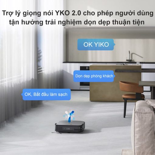 Robot hút bụi lau nhà Ecovacs X2 Omni – Màu trắng