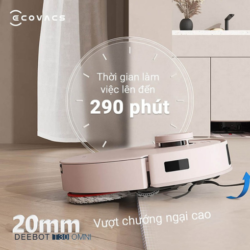 Robot hút bụi lau nhà Ecovacs Deebot T30 Omni – Best Seller