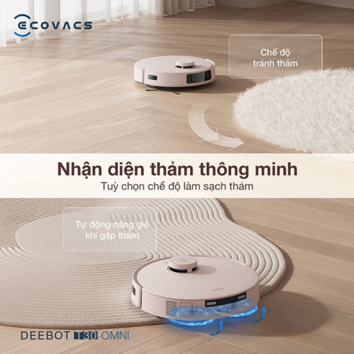Robot hút bụi lau nhà Ecovacs Deebot T30 Omni – Best Seller