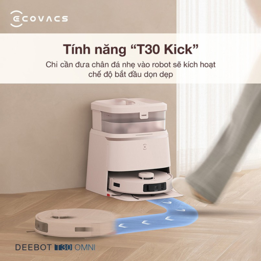 Robot hút bụi lau nhà Ecovacs Deebot T30 Omni – Best Seller