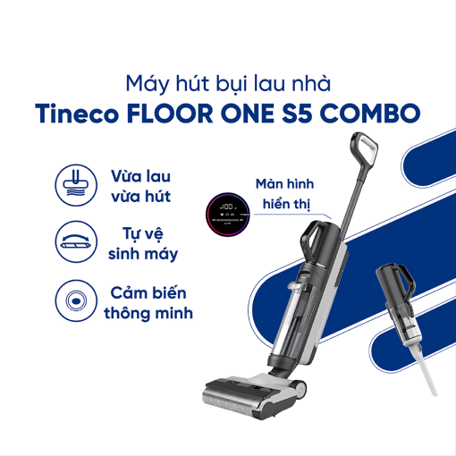 Máy hút bụi lau nhà cầm tay Tineco Floor One S5 Combo