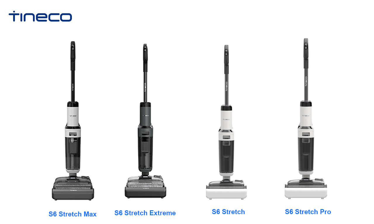 So sánh 4 mẫu máy hút bụi lau nhà Tineco Floor One S6 Stretch